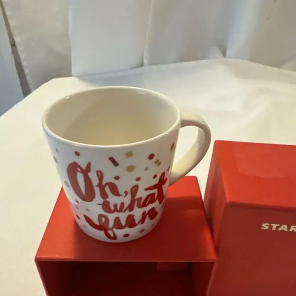 Starbucks 2014 Espresso Cup 3‎ oz. Oh, What Fun